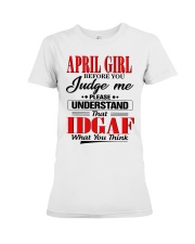 Before You Judge Me 4 Premium Fit Ladies Tee tile