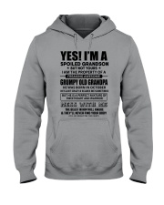Grumpy Old Grandpa - Grandson 10 Hooded Sweatshirt tile