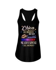 Mejor Esposo Del Mundo 3 Ladies Flowy Tank tile