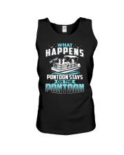 PONTOON BOAT GIFT - WHAT HAPPENS Unisex Tank thumbnail