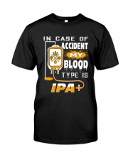 BREWERY CLOTHING - MY BLOOD TYPE IS IPA Premium Fit Mens Tee tile