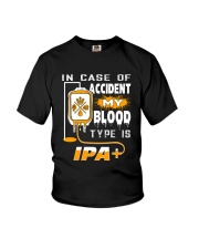 BREWERY CLOTHING - MY BLOOD TYPE IS IPA Youth T-Shirt tile
