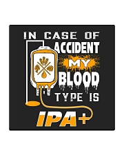 BREWERY CLOTHING - MY BLOOD TYPE IS IPA Square Coaster tile