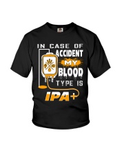 MY BLOOD TYPE IS IPA Youth T-Shirt thumbnail