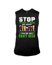 BREWERY CLOTHING - CRAFT BEER MAKES ME HAPPY Sleeveless Tee thumbnail