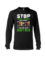 BREWERY CLOTHING - CRAFT BEER MAKES ME HAPPY Long Sleeve Tee thumbnail