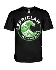 ST PATRICK'S DAY - LEPRICLAW GET SHAMROCKED V-Neck T-Shirt thumbnail