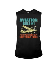 AIRPLANE GIFTS - AVIATION RULE Sleeveless Tee thumbnail