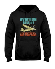 AIRPLANE GIFTS - AVIATION RULE Hooded Sweatshirt thumbnail