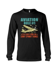 AIRPLANE GIFTS - AVIATION RULE Long Sleeve Tee thumbnail