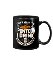 PONTOON BOAT GIFTS - I DRINK AND I KNOW THINGS Mug thumbnail