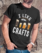 I LIKE CRAFTS Classic T-Shirt lifestyle-mens-crewneck-front-4