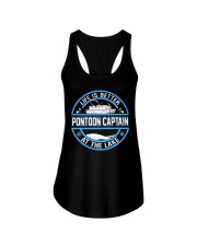 PONTOON BOAT GIFT - LIFE IS BETTER AT THE LAKE Ladies Flowy Tank thumbnail