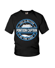 PONTOON BOAT GIFT - LIFE IS BETTER AT THE LAKE Youth T-Shirt thumbnail