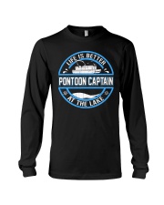 PONTOON BOAT GIFT - LIFE IS BETTER AT THE LAKE Long Sleeve Tee thumbnail