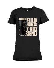 CRAFT BEER AND BREWINGHELLO DARKNESS Premium Fit Ladies Tee tile