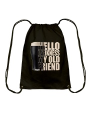 CRAFT BEER AND BREWINGHELLO DARKNESS Drawstring Bag tile