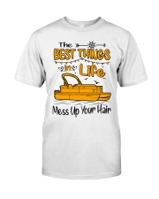 PONTOON BOAT GIFT - BEST PONTOON THINGS Classic T-Shirt thumbnail