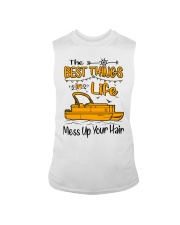 PONTOON BOAT GIFT - BEST PONTOON THINGS Sleeveless Tee thumbnail