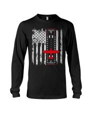 PILOT GIFTS - CESSNA AIRPLANE FLAG Long Sleeve Tee thumbnail