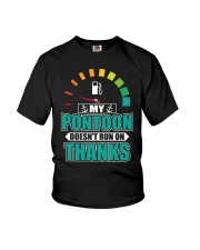 PONTOON GIFT - MY PONTOON DOESN'T RUN ON THANKS Youth T-Shirt thumbnail