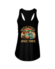 PILOT GIFT - VINTAGE SPACE FORCE Ladies Flowy Tank thumbnail