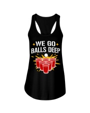 TRULY DRINK - WE GO BALLS DEEP Ladies Flowy Tank tile