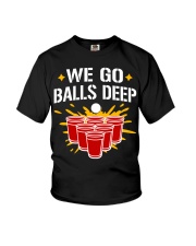 TRULY DRINK - WE GO BALLS DEEP Youth T-Shirt tile