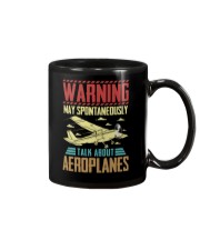 PILOT GIFT - WARNING AEROPLANES Mug thumbnail
