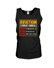 AVIATION RELATED GIFT - CHEAT CODE Unisex Tank tile