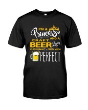 PRINCESS AND CRAFT BEER LOVERS Premium Fit Mens Tee tile