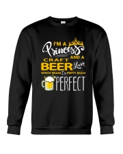 PRINCESS AND CRAFT BEER LOVERS Crewneck Sweatshirt tile