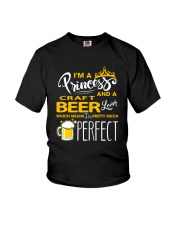 PRINCESS AND CRAFT BEER LOVERS Youth T-Shirt tile