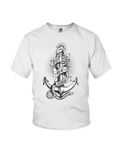 Pontoon Gifts But Did We Sink Youth T-Shirt tile