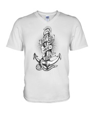 Pontoon Gifts But Did We Sink V-Neck T-Shirt tile