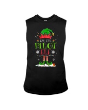 AVIATION PILOT GIFT - CHRISTMAS ELF Sleeveless Tee thumbnail