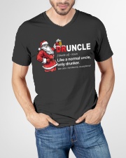 CRAFT BEER BREWERY- CHRISTMAS DRUNCLE V-Neck T-Shirt garment-vneck-tshirt-front-lifestyle-01
