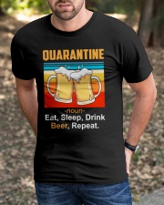 I BREW CRAFT BEER I DRINK AND I KNOW THINGS Classic T-Shirt apparel-classic-tshirt-lifestyle-front-52