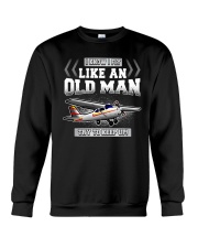 GREAT GIFT FOR PILOT - LIKE AN OLD MAN Crewneck Sweatshirt thumbnail