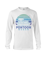 PONTOON BOAT GIFT - PONTOON QUEEN 4 Long Sleeve Tee thumbnail
