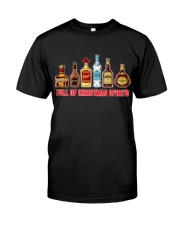 CHRISTMAS SPIRITS Classic T-Shirt front