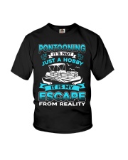 PONTOON BOAT GIFT - ESCAPE FROM REALITY Youth T-Shirt thumbnail