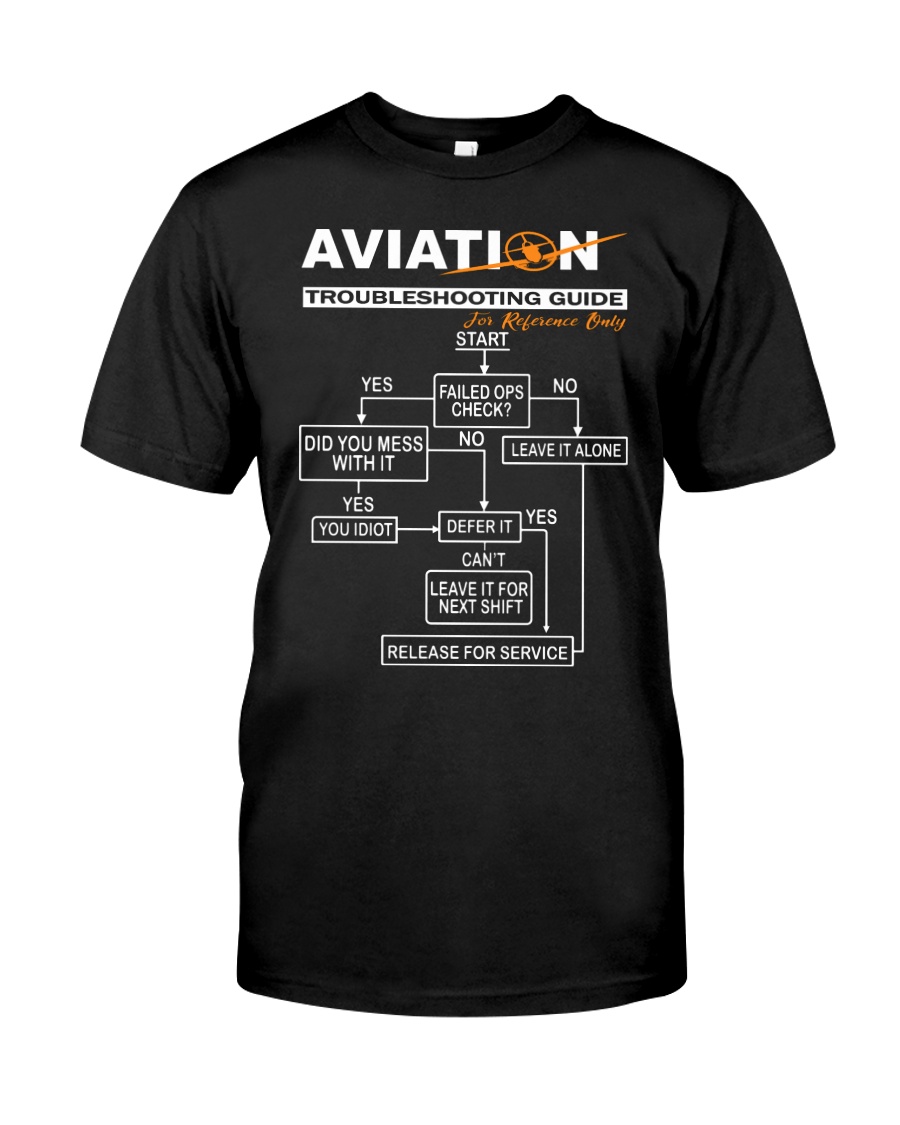 PILOT GIFT - AVIATION TROUBLESHOOTING GUIDE Classic T-Shirt