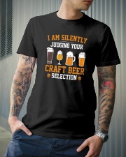 CRAFT BEER LOVER - JUDGING YOU Classic T-Shirt lifestyle-mens-crewneck-front-6