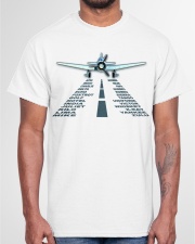 PILOT AVIATION GIFT - LANDING PHONETIC ALPHABET Classic T-Shirt garment-tshirt-unisex-front-03