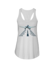 PILOT AVIATION GIFT - LANDING PHONETIC ALPHABET Ladies Flowy Tank thumbnail