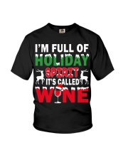 WINE - HOLIDAY SPIRIT Youth T-Shirt thumbnail
