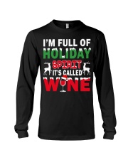 WINE - HOLIDAY SPIRIT Long Sleeve Tee thumbnail