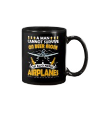 PILOT AVIATION GIFT - BEER AND AIRPLANES Mug thumbnail