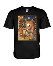CRAFT BEER LOVER - JAPAN OLD STYLE V-Neck T-Shirt tile